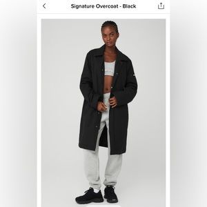 Signature Overcoat Black